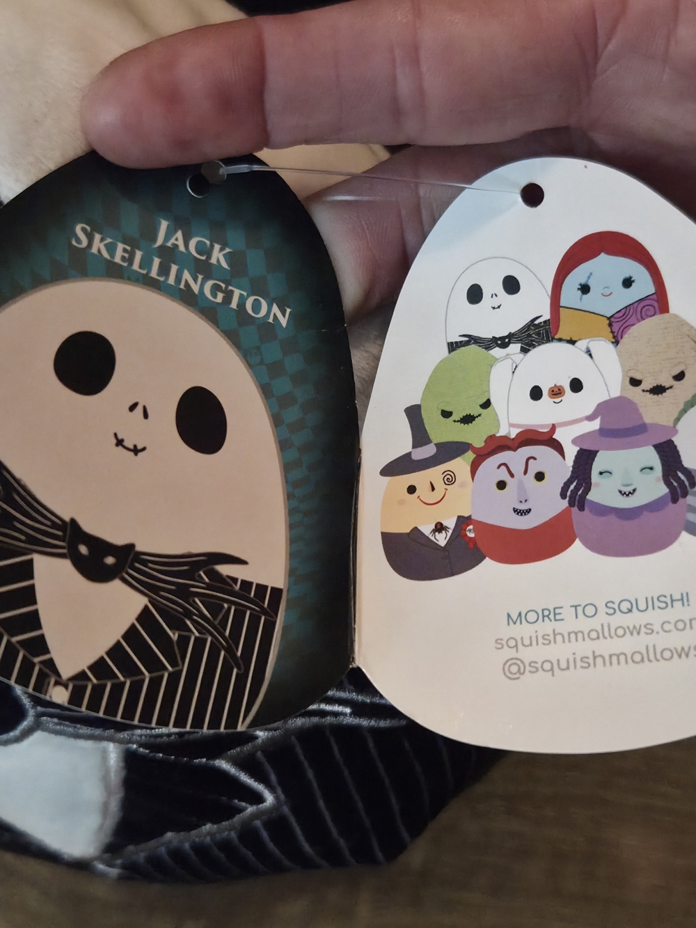 NWTDisney Nightmare Before Christmas Jack Skellington Squishmallow And Handtowel - Picture 4 of 6
